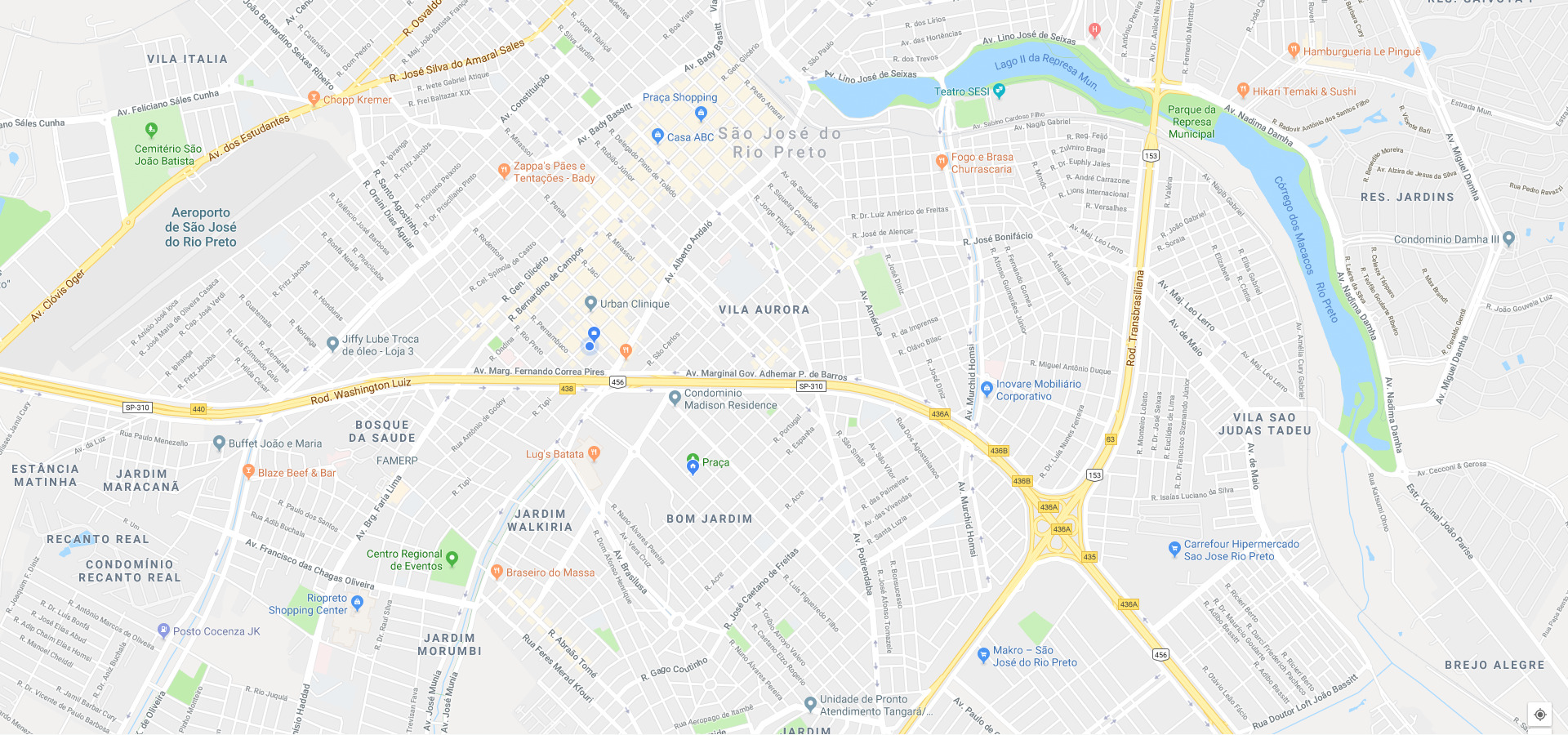 Mapa localização do empreendimento Sou Viver Nova Odessa